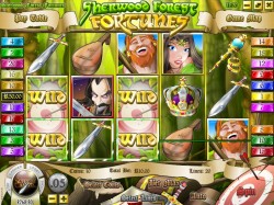Play Sherwood Forest Fortunes Video Slot.